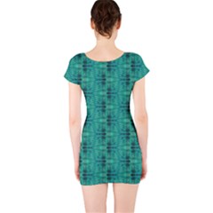 Short Sleeve Bodycon Dress Back Short Sleeve Bodycon Dress Back