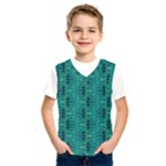 Peacock #4 Kids  Basketball Tank Top