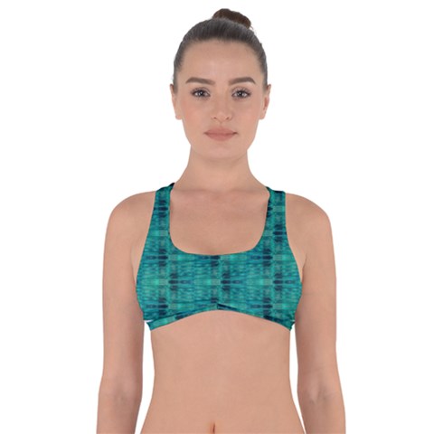 Peacock #4 Got No Strings Sports Bra from ArtsNow.com