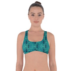 Peacock #4 Got No Strings Sports Bra from ArtsNow.com