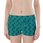 Peacock #4 Boyleg Bikini Wrap Bottoms