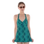 Peacock #4 Halter Dress Swimsuit 