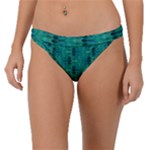 Peacock #4 Band Bikini Bottom