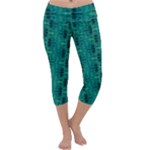 Peacock #4 Capri Yoga Leggings