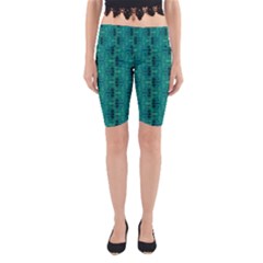 Peacock #4 Yoga Cropped Leggings from ArtsNow.com