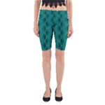 Peacock #4 Yoga Cropped Leggings