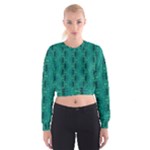 Peacock #4 Cropped Sweatshirt
