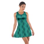 Peacock #4 Cotton Racerback Dress