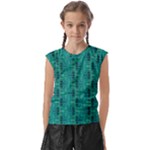 Peacock #4 Kids  Raglan Cap Sleeve Tee