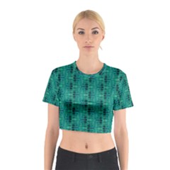 Peacock #4 Cotton Crop Top from ArtsNow.com