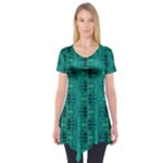 Peacock #4 Short Sleeve Tunic 