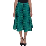 Peacock #4 Perfect Length Midi Skirt