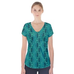 Short Sleeve Front Detail Top 