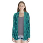 Peacock #4 Drape Collar Cardigan