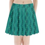 Peacock #4 Pleated Mini Skirt