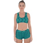 Peacock #4 Racerback Boyleg Bikini Set