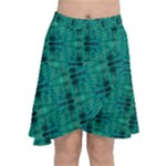 Peacock #4 Chiffon Wrap Front Skirt
