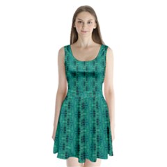 Split Back Mini Dress  