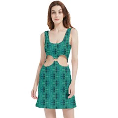 Velour Cutout Dress 