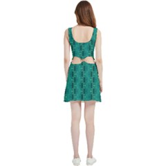 Velour Cutout Dress 