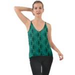 Peacock #4 Chiffon Cami