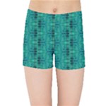 Peacock #4 Kids  Sports Shorts