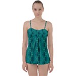 Peacock #4 Babydoll Tankini Set