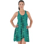 Peacock #4 Show Some Back Chiffon Dress