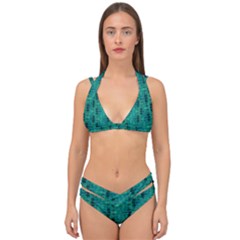 Double Strap Halter Bikini Set 