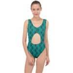 Peacock #4 Center Cut Out Swimsuit