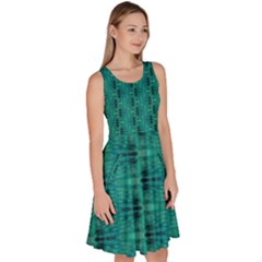 Knee Length Skater Dress With Pockets 