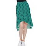 Peacock #4 Frill Hi Low Chiffon Skirt