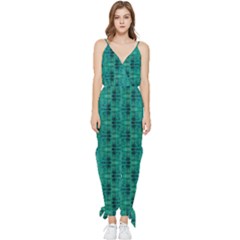 Sleeveless Tie Ankle Chiffon Jumpsuit 