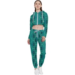 Cropped Zip Up Lounge Set 