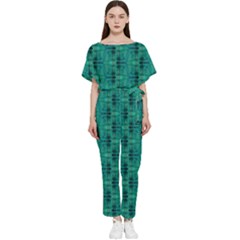 Batwing Lightweight Chiffon Jumpsuit 