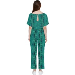 Batwing Lightweight Chiffon Jumpsuit 