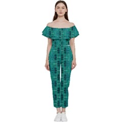 Bardot Ruffle Jumpsuit 