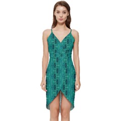 Wrap Frill Dress 