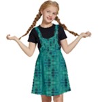 Peacock #4 Kids  Apron Dress