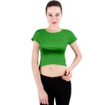 Thieves (2) Crew Neck Crop Top
