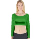 Thieves (2) Long Sleeve Crop Top