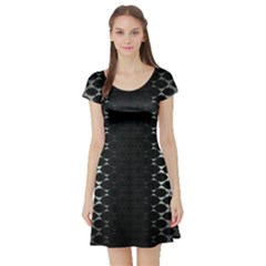 Short Sleeve Skater Dress Front