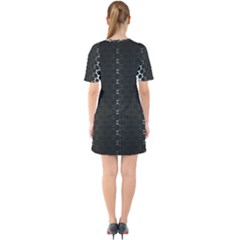 Sixties Short Sleeve Mini Dress 