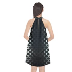 Halter Neckline Chiffon Dress  