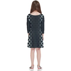 Kids  Quarter Sleeve Skater Dress 