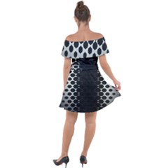Off Shoulder Velour Dress 