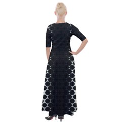 Half Sleeves Maxi Dress 