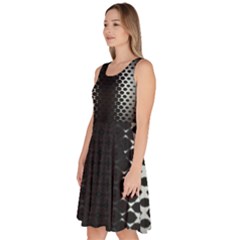 Knee Length Skater Dress With Pockets 