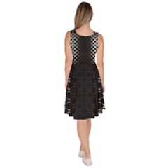 Knee Length Skater Dress With Pockets 