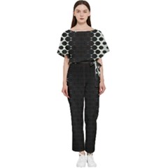 Batwing Lightweight Chiffon Jumpsuit 